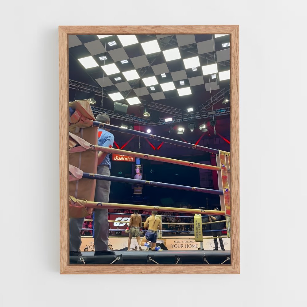 Poster Le Combat Éternel – affiche Muay Thai (vue 4)